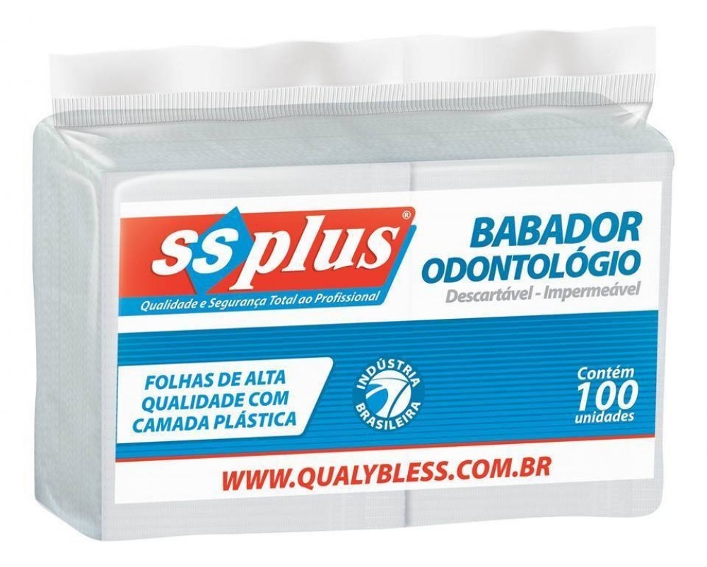 Babador Odontológico c/100 SS Plus