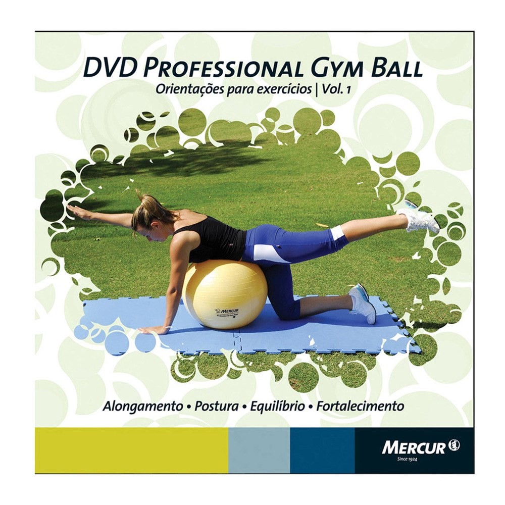 smukke Læring emne DVD Bola Gym Ball Mercur compre aqui na Cirúrgica Vida e Saúde