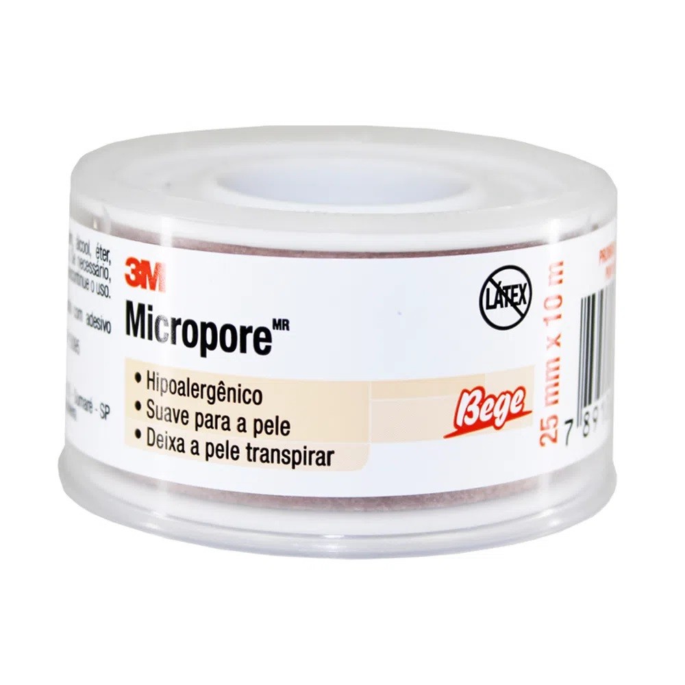 Fita Micropore Bege 1533 25mm x 10m 3M