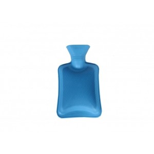 Bolsa para Água Quente 1000ml Azul com Capa - Uniqcare