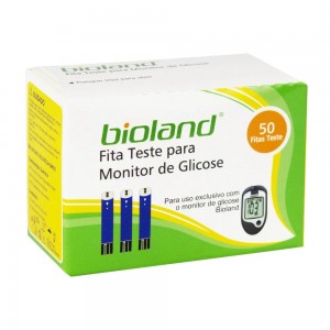 Tiras para teste de Glicose c/50 Bioland